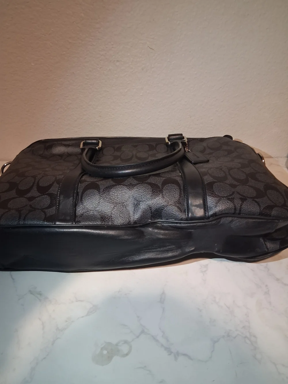Coach Signature Canvas Laptop/briefcase
